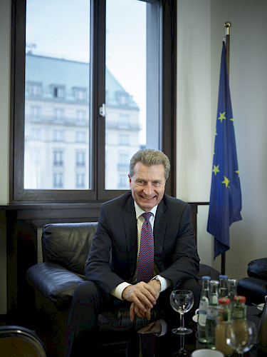 Projekt: Portrait Günther Oettinger Kunde: Bundesverband Neue Energiewirtschaft